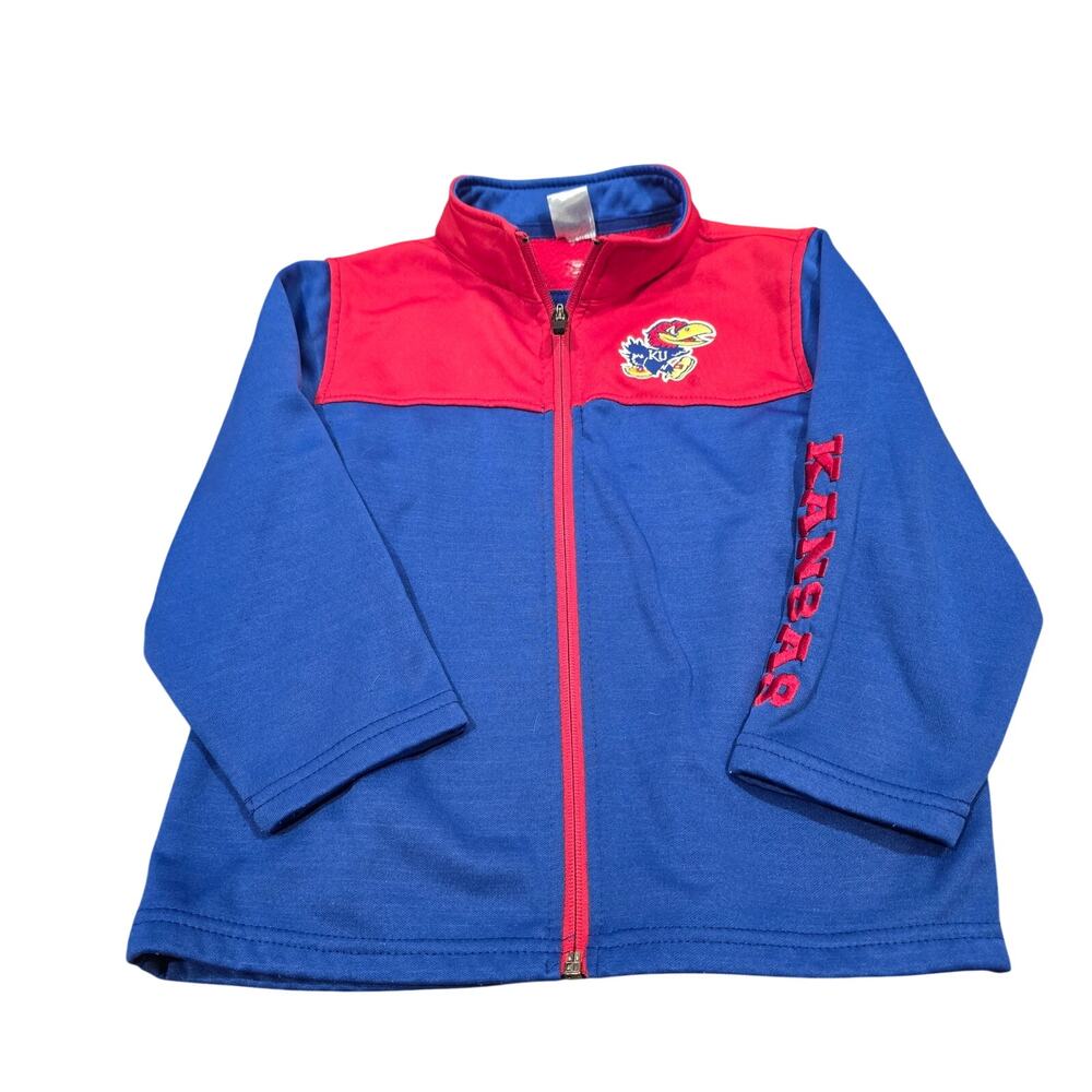 Toddler Colosseum Full Zip KU Kansas Jayhawks Athletic Jacket | Size 5T